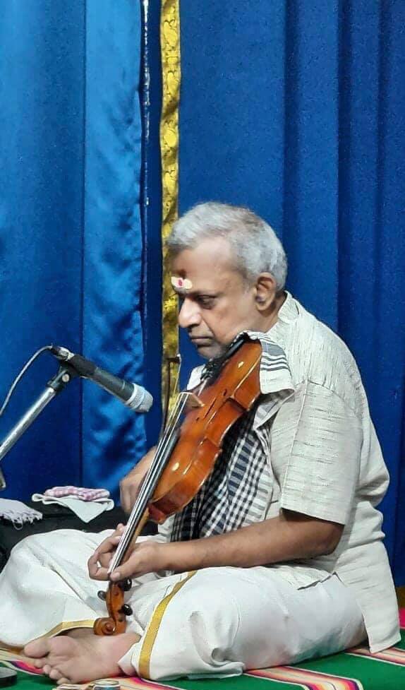 SHRI M.A. SUNDARESHWARAN - RETD. STAFF (VADYA VRINDA)