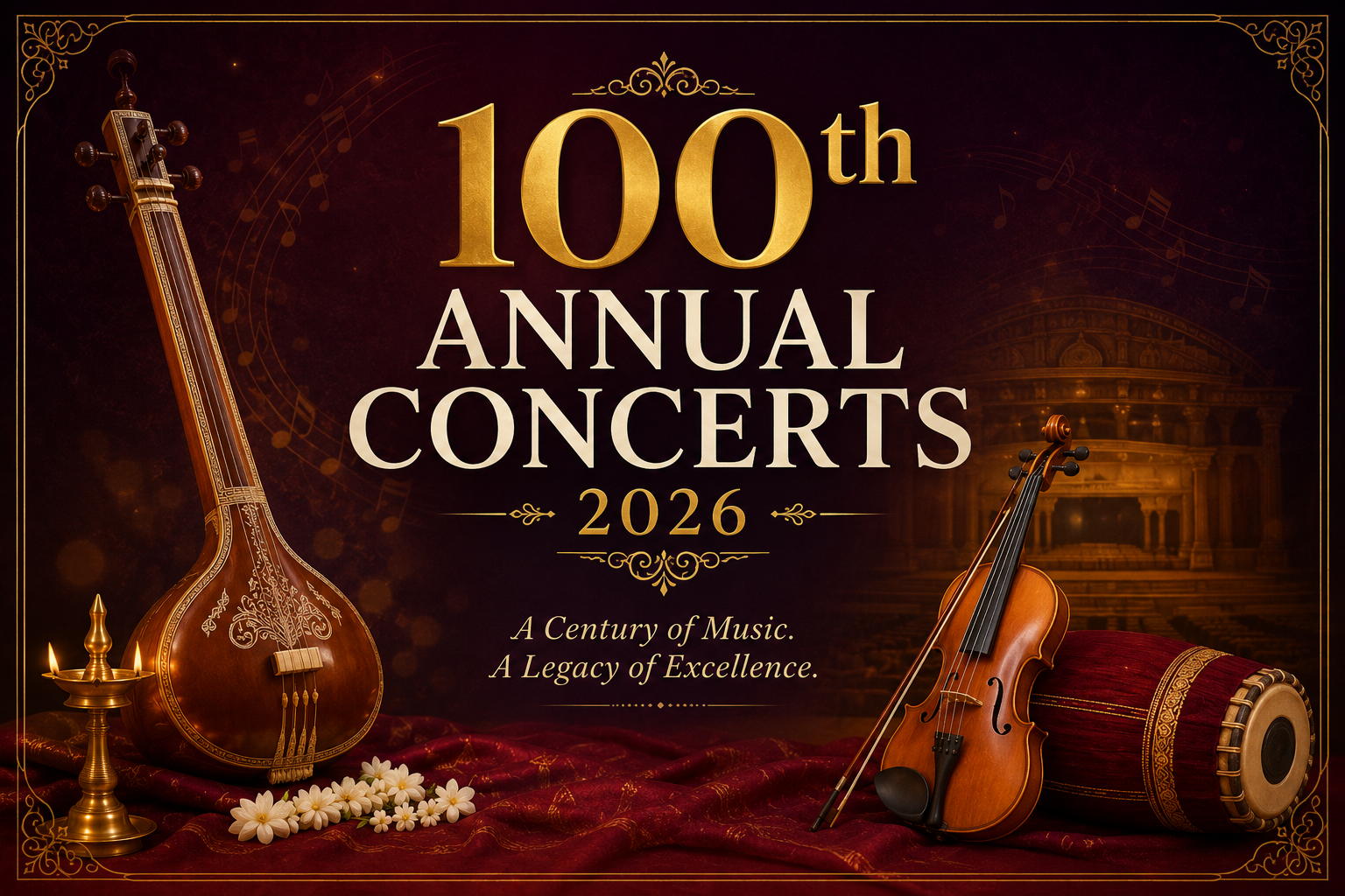 100th Annual Concerts 2026 – Day 1: 16 December